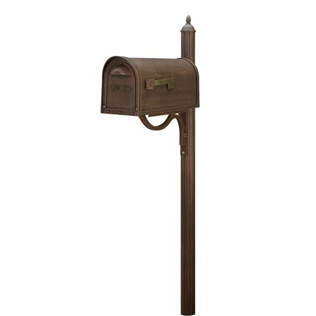 SPECIAL LITE Classic Curbside with Richland Mailbox Post, Copper SCC-1008_SPK-679-CP